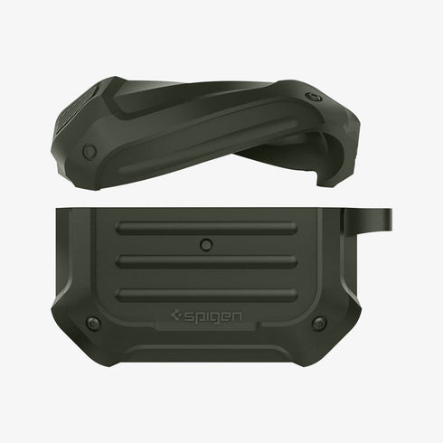 ASD00537 - Apple AirPods Pro Case Tough Armor in black showing the front